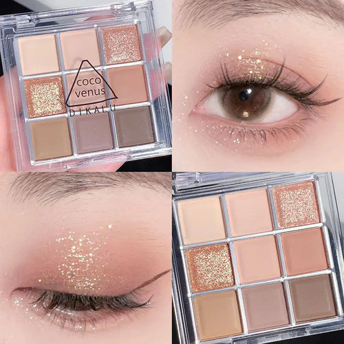 DIKALU Sunset Glow Nine-Color Eyeshadow Palette
