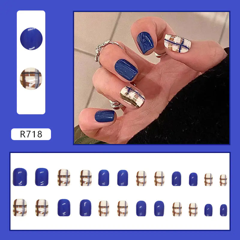 24-Piece 3D Nail Art Stickers Set for Manicure