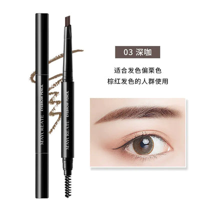 Dual-Head Waterproof Eyebrow Pencil - Wholesale Makeup