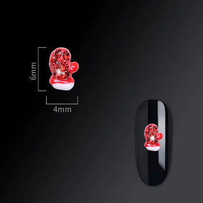 Goya Christmas Nail Art Accessories with Snowflake Design