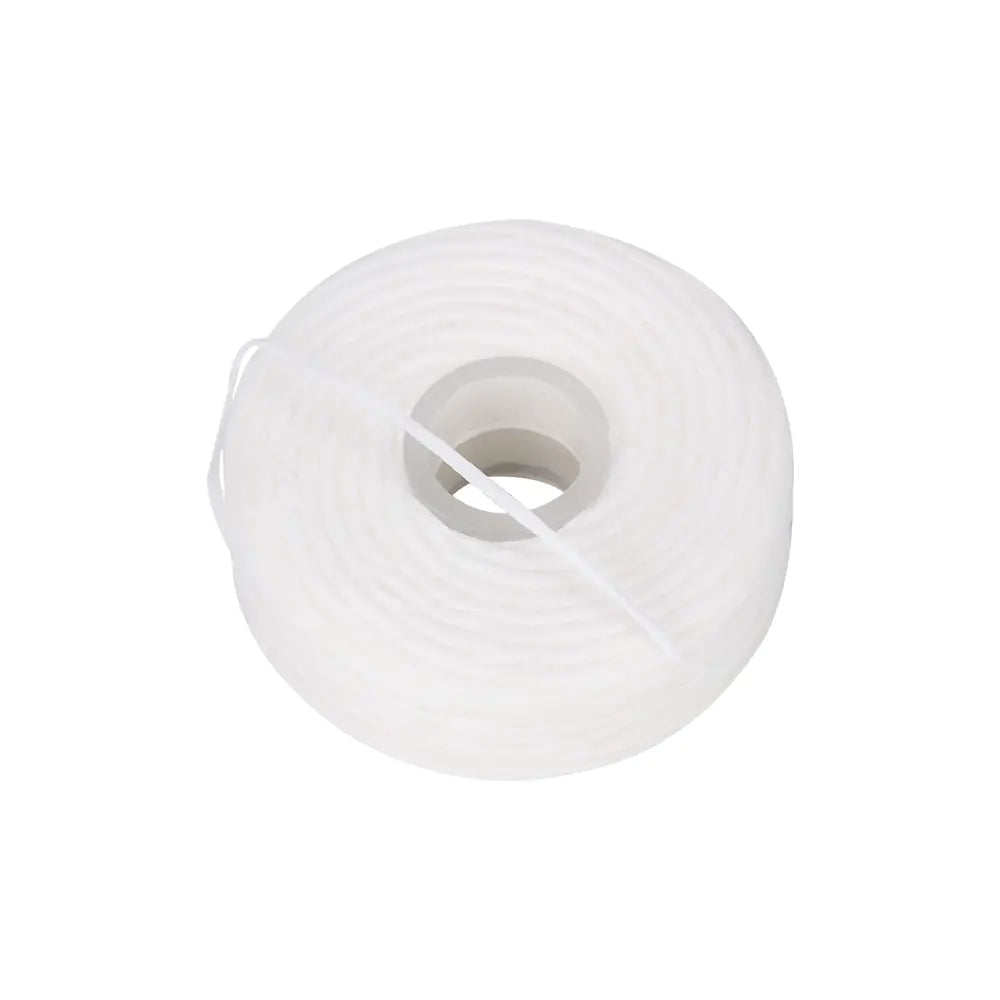 50m Waxed Mint Dental Floss Spools - 5 Rolls