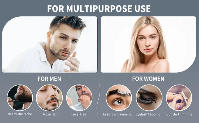 Nose and Eyebrow Scissors for Facial Hair Grooming