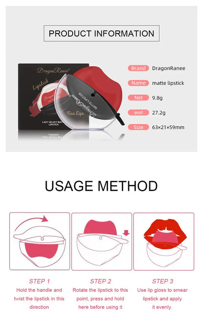 Waterproof Long-Lasting Matte Lip Liquid Lipstick