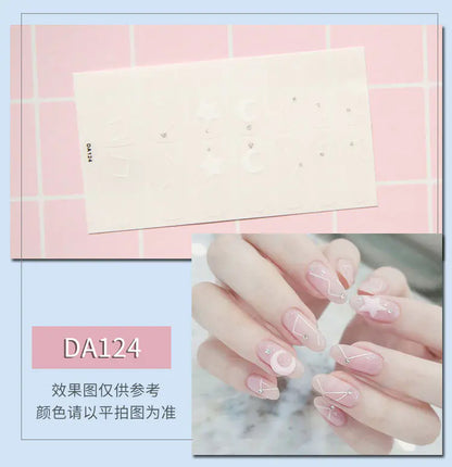 Leopard Print Nail Stickers with Peelable Backing (14 Sheets)