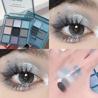 DIKALU Sunset Glow Nine-Color Eyeshadow Palette