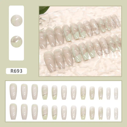 24-Piece 3D Nail Art Stickers Set for Manicure