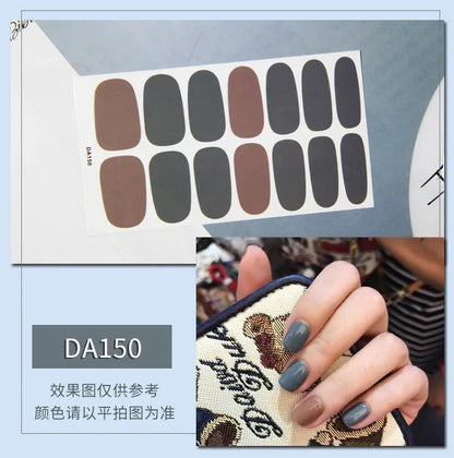 Leopard Print Nail Stickers with Peelable Backing (14 Sheets)