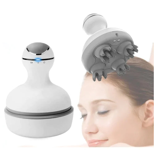 Electric Head Massager - Smart Charging Device (White)
