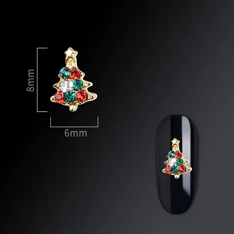 Goya Christmas Nail Art Accessories with Snowflake Design