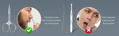 Nose and Eyebrow Scissors for Facial Hair Grooming