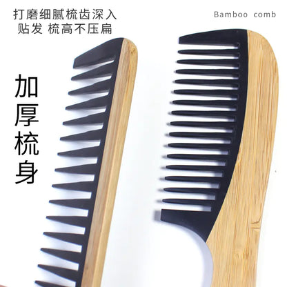 Bamboo Hair Comb for Women - Anti-Static Wooden Design