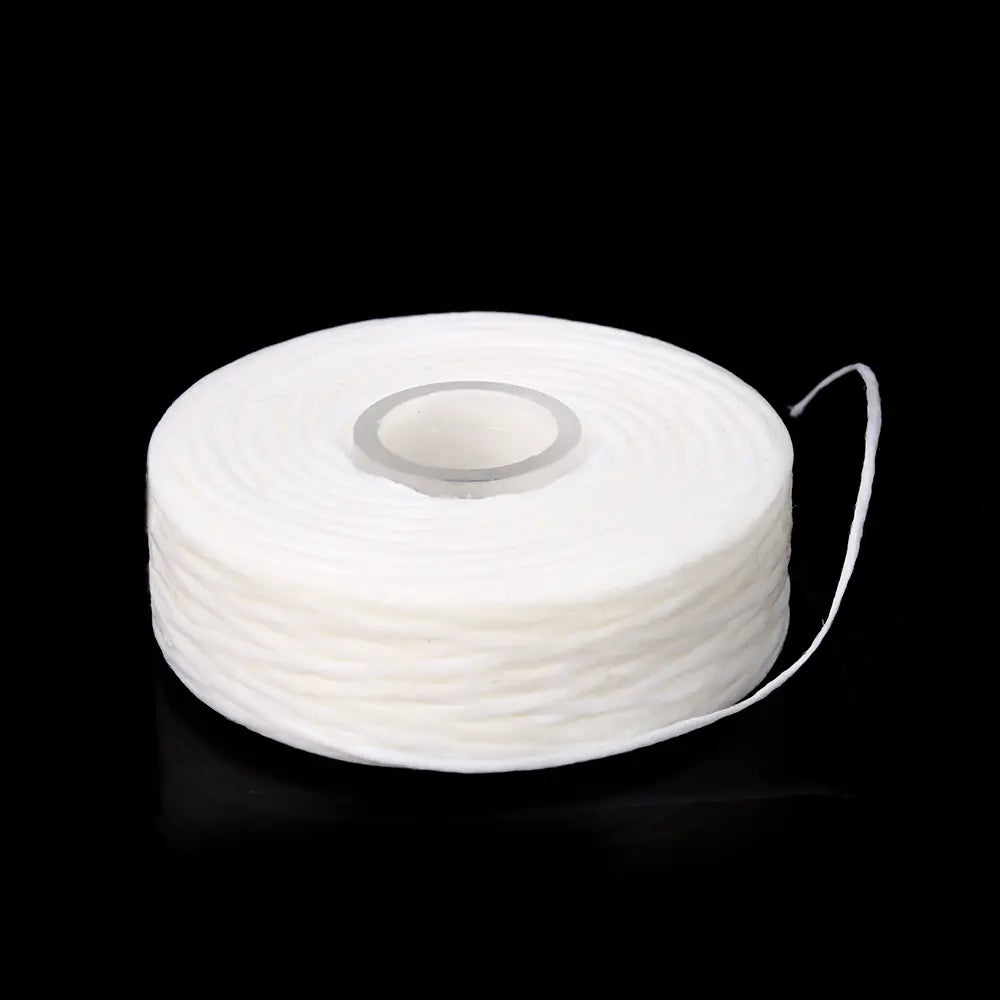 50m Waxed Mint Dental Floss Spools - 5 Rolls