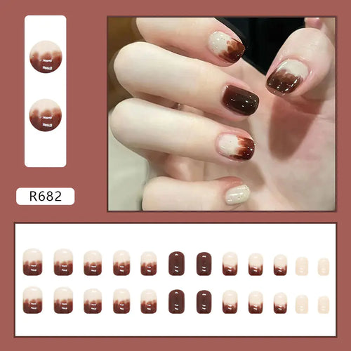 24-Piece 3D Nail Art Stickers Set for Manicure