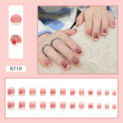 24-Piece 3D Nail Art Stickers Set for Manicure